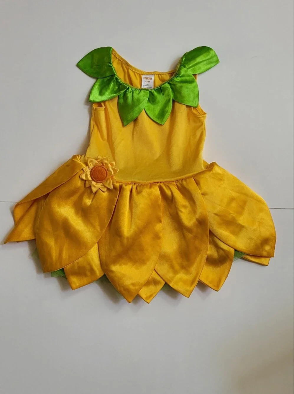 Girls 4T 5T Gymboree Yellow Sunflower Halloween Costume Dress